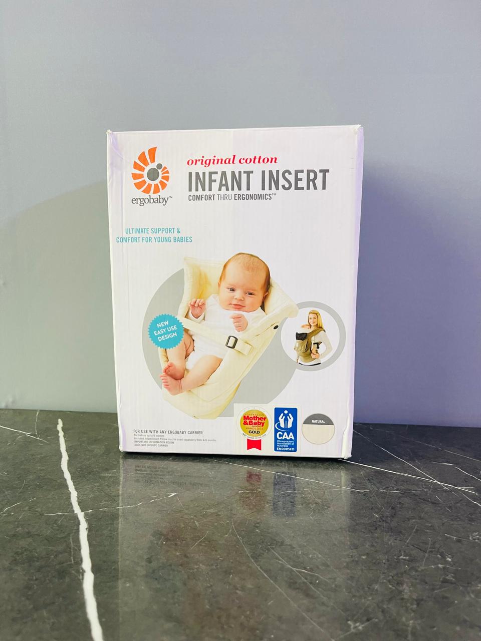 Ergobaby Easy Snug Infant Insert. (Rs 350 advance)