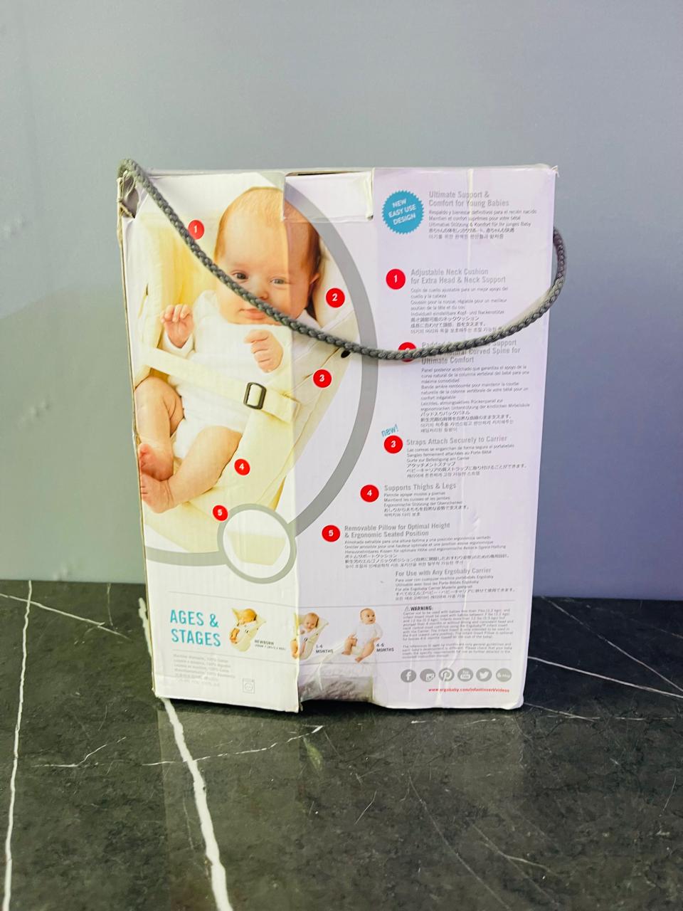 Ergobaby Easy Snug Infant Insert. (Rs 350 advance)
