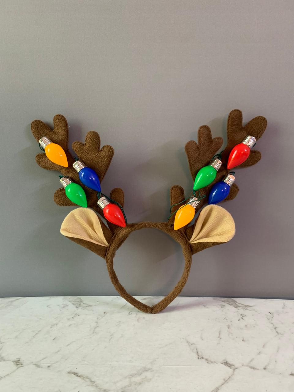 Lights Antler Headband. (new batteries required)
