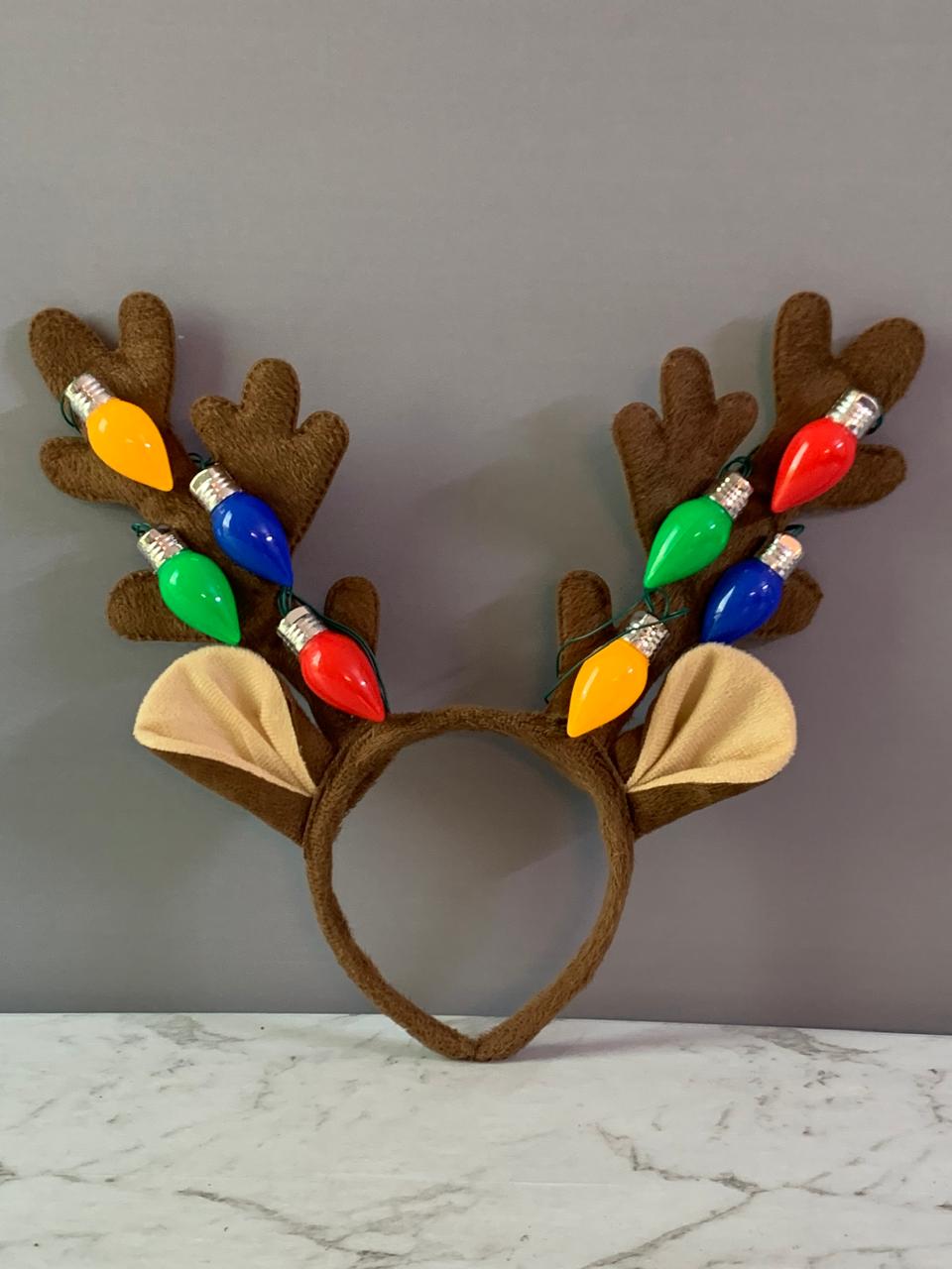Lights Antler Headband. (new batteries required)