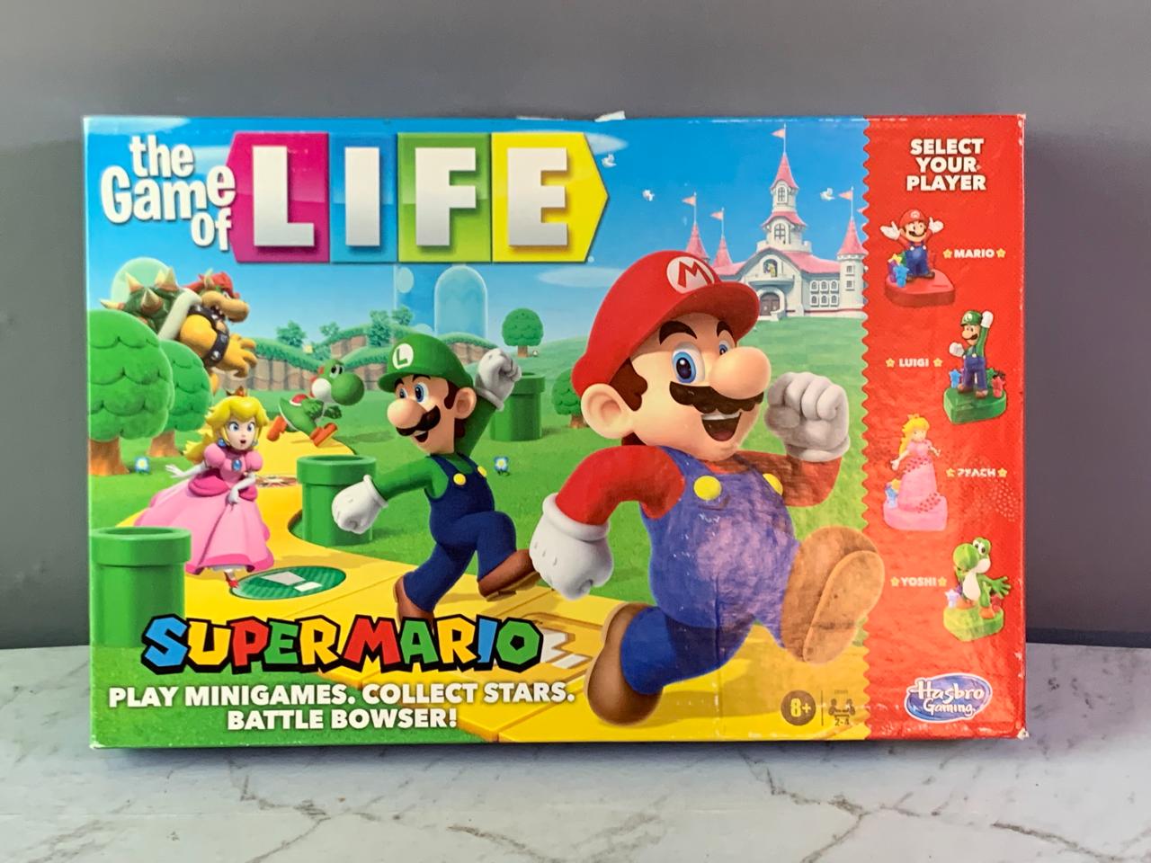 Hasbro Gaming The Game Of Life - Super Mario Edition Board Game.