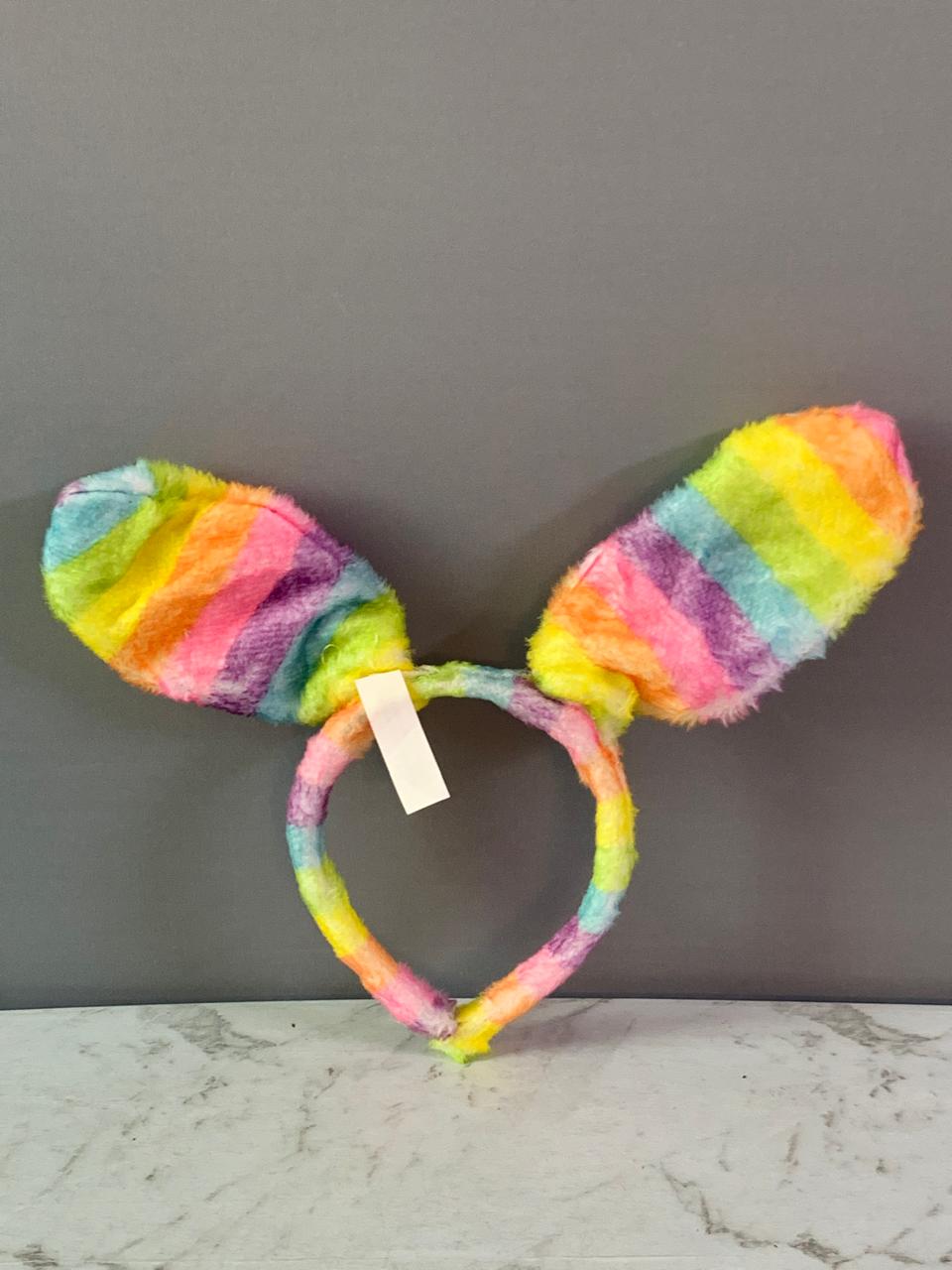 Lovisa Kids Fabric Fluffy Rainbow Bunny Ear Headband