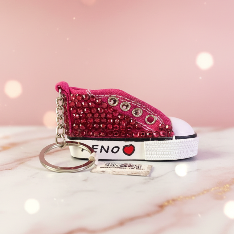 Reno Nevada Souvenir Sneaker Shoe Keychain.