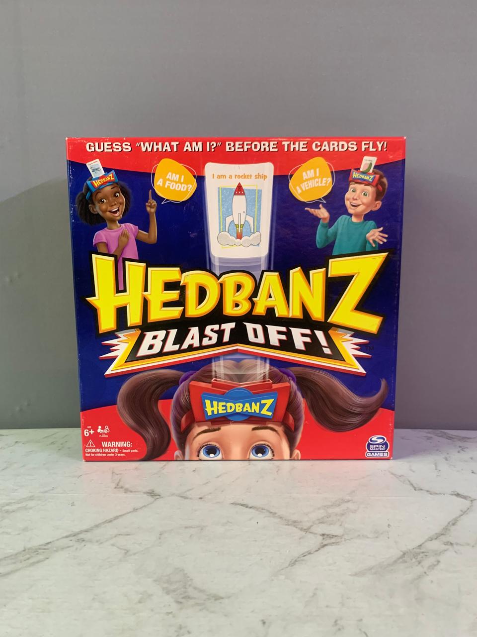 Spin Master Games - Hedbanz - Blast Off, Family Guessing Game.