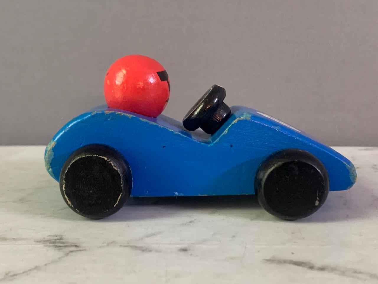 Wooden Toy Race Car (condition 8.5/10)