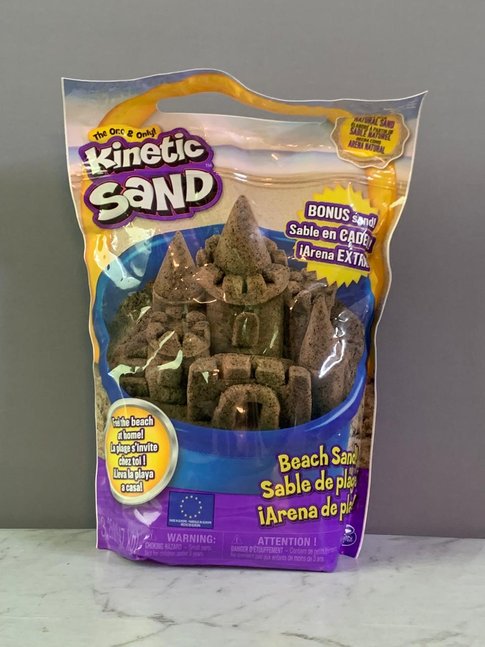 Kinetic Sand Beach Sand.(new)