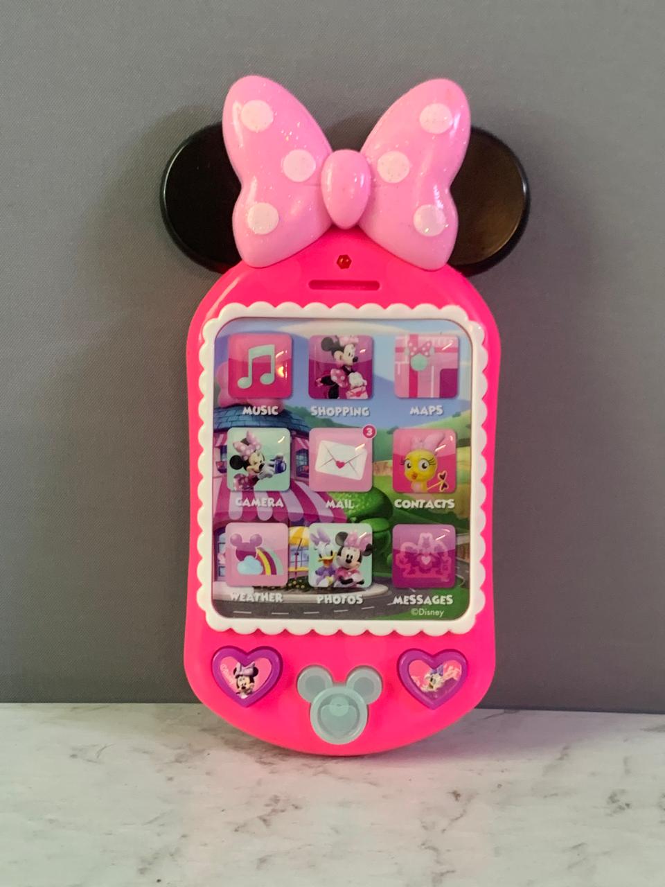 Disney Junior Minnie Bow-Tique Why Hello Pretend Play Cell Phone.