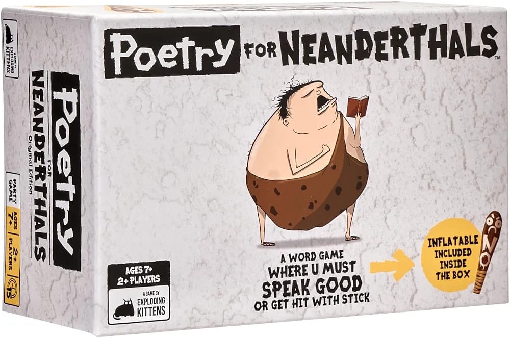Poetry for Neanderthals by Exploding Kittens- word guessing game (new)