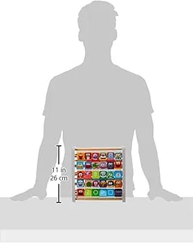 J'ADORE - Wooden 2-in-1 Math Beads & ABC Animal Abacus. (Rs 300 advance)