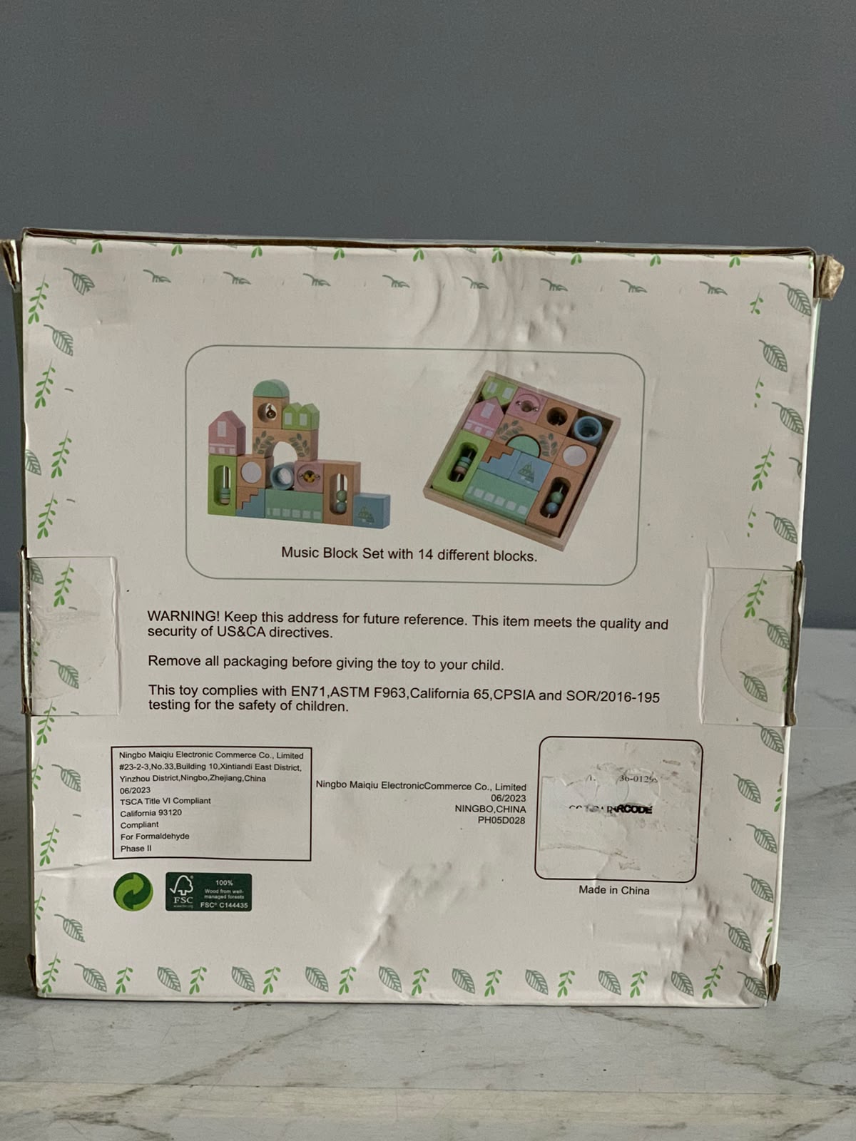 Phoohi Music Block Set. (New)