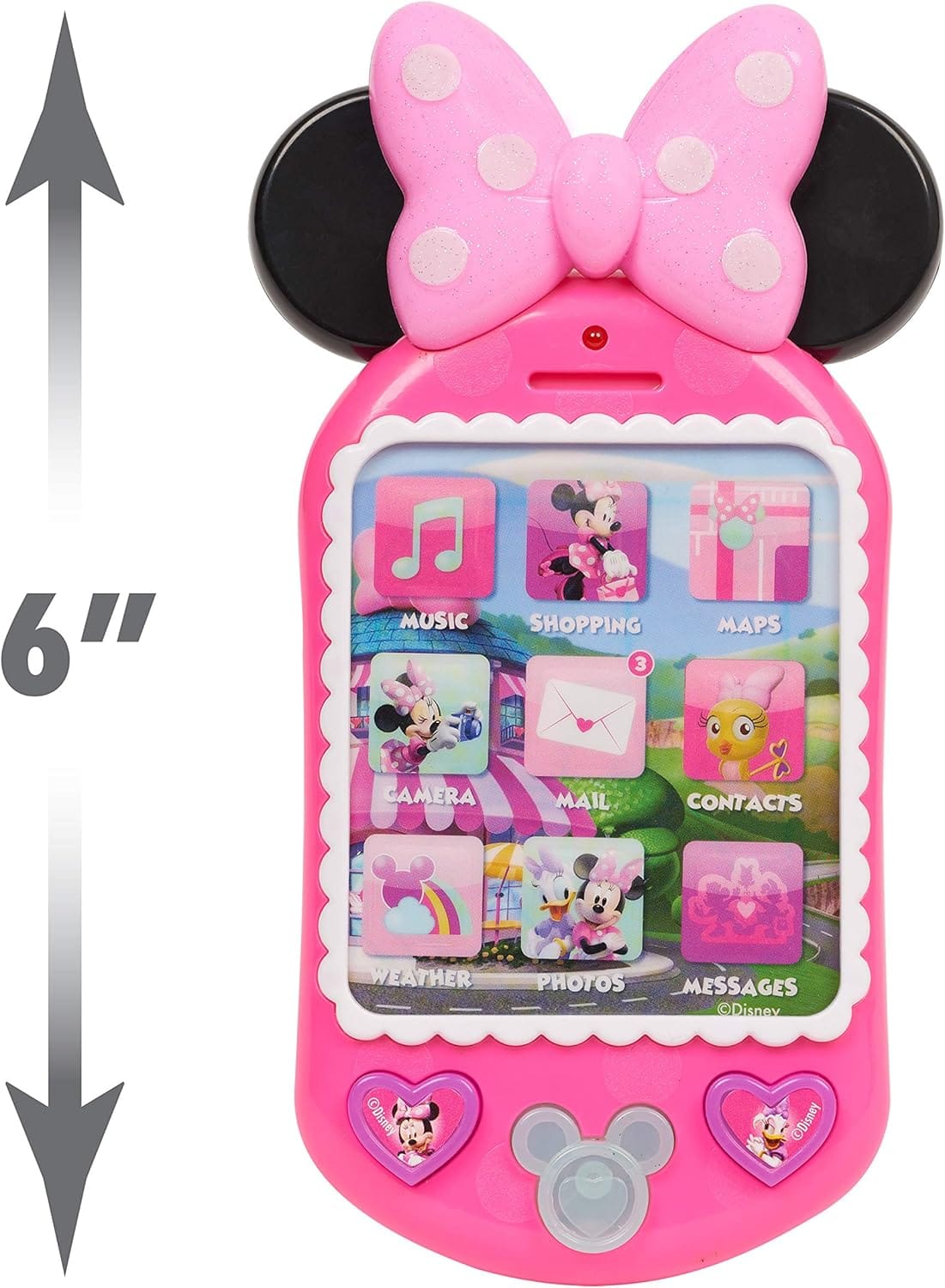Disney Junior Minnie Bow-Tique Why Hello Pretend Play Cell Phone.