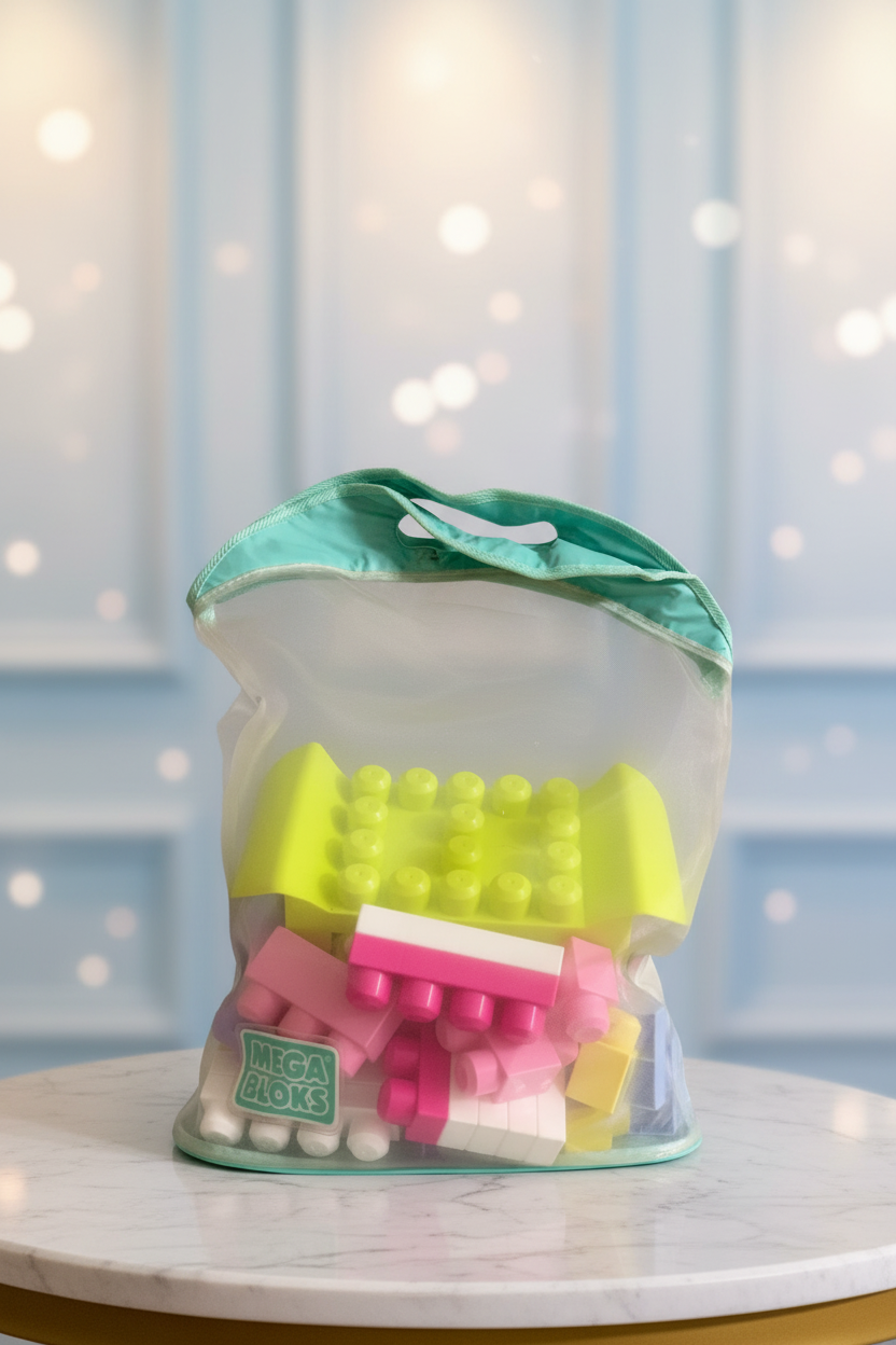 Mega Bloks First Builders Big Building Bag.(54 blocks)