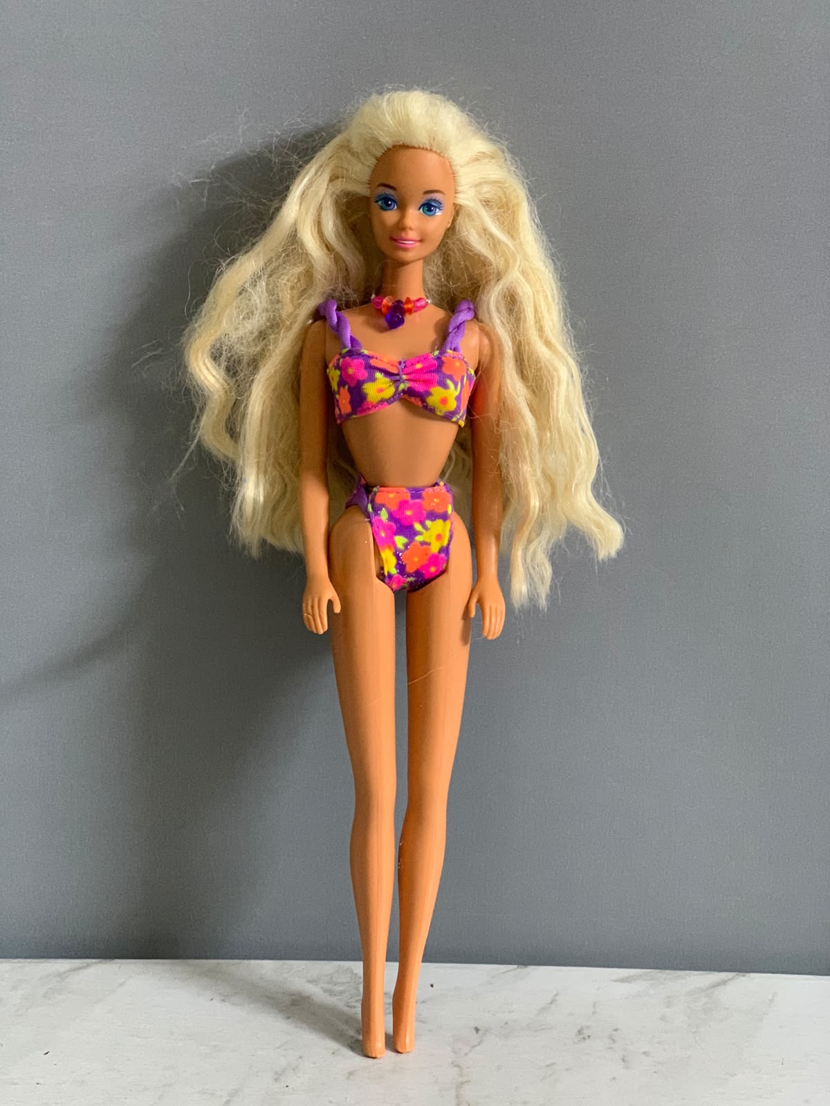 Vintage 1992 Glitter Beach Barbie Doll.