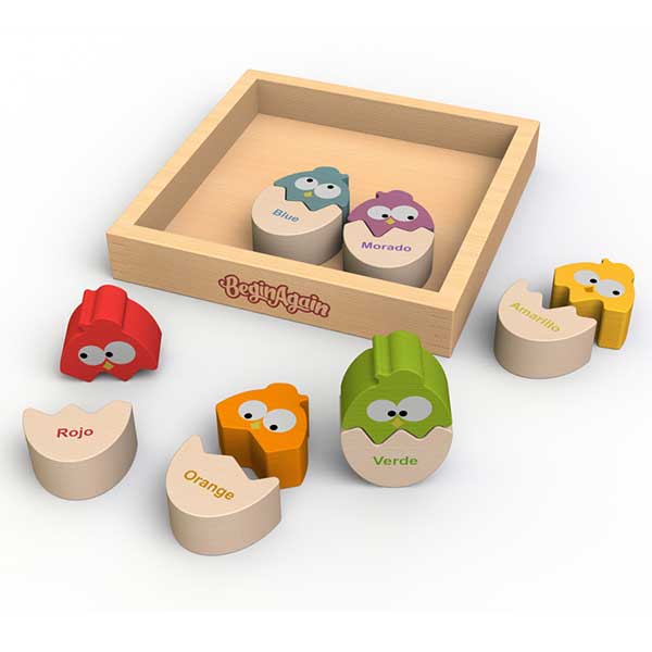 BeginAgain Color 'N Eggs Matching Puzzle.