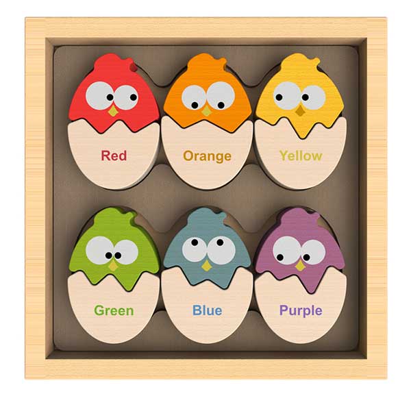 BeginAgain Color 'N Eggs Matching Puzzle.