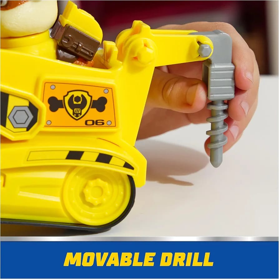 Paw Patrol, Rubble’s Bulldozer Toy Truck. (Without figurine)