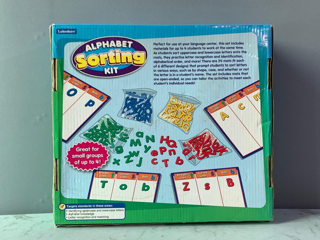 Lakeshore Alphabet Sorting Kit.