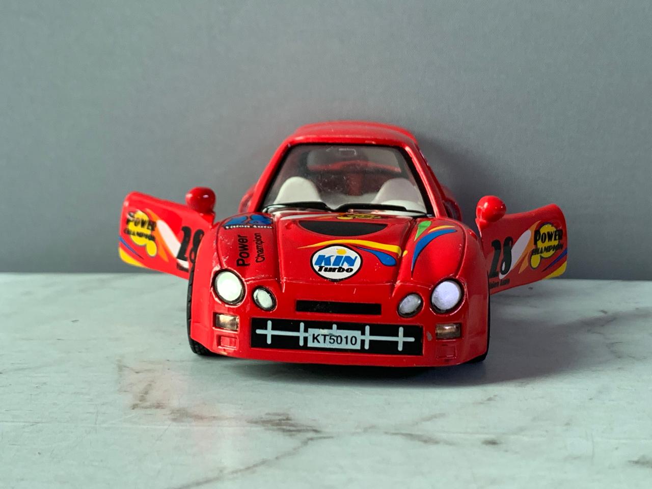 Kinsmart Turbo Racer Die-Cast Metal Car.