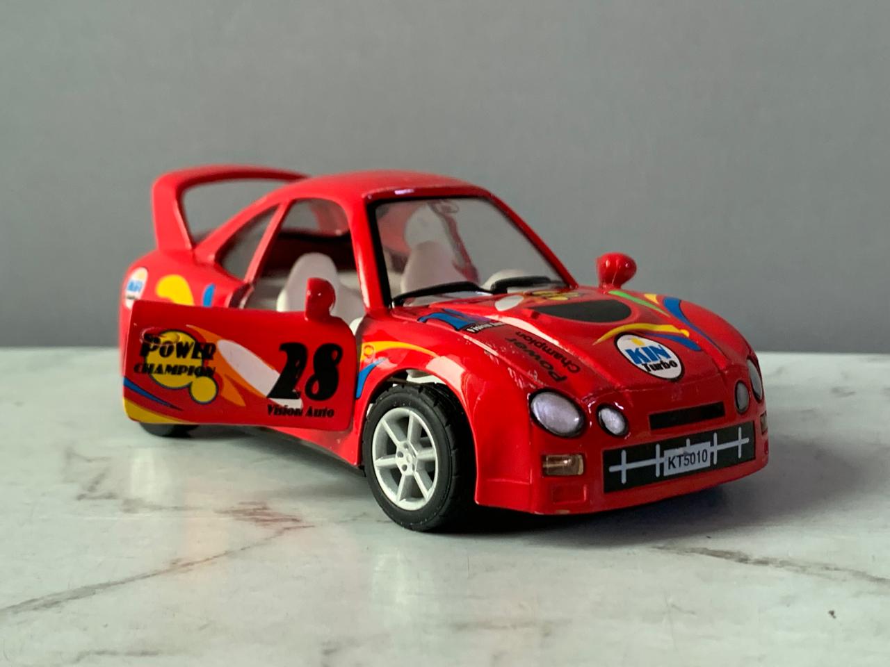 Kinsmart Turbo Racer Die-Cast Metal Car.