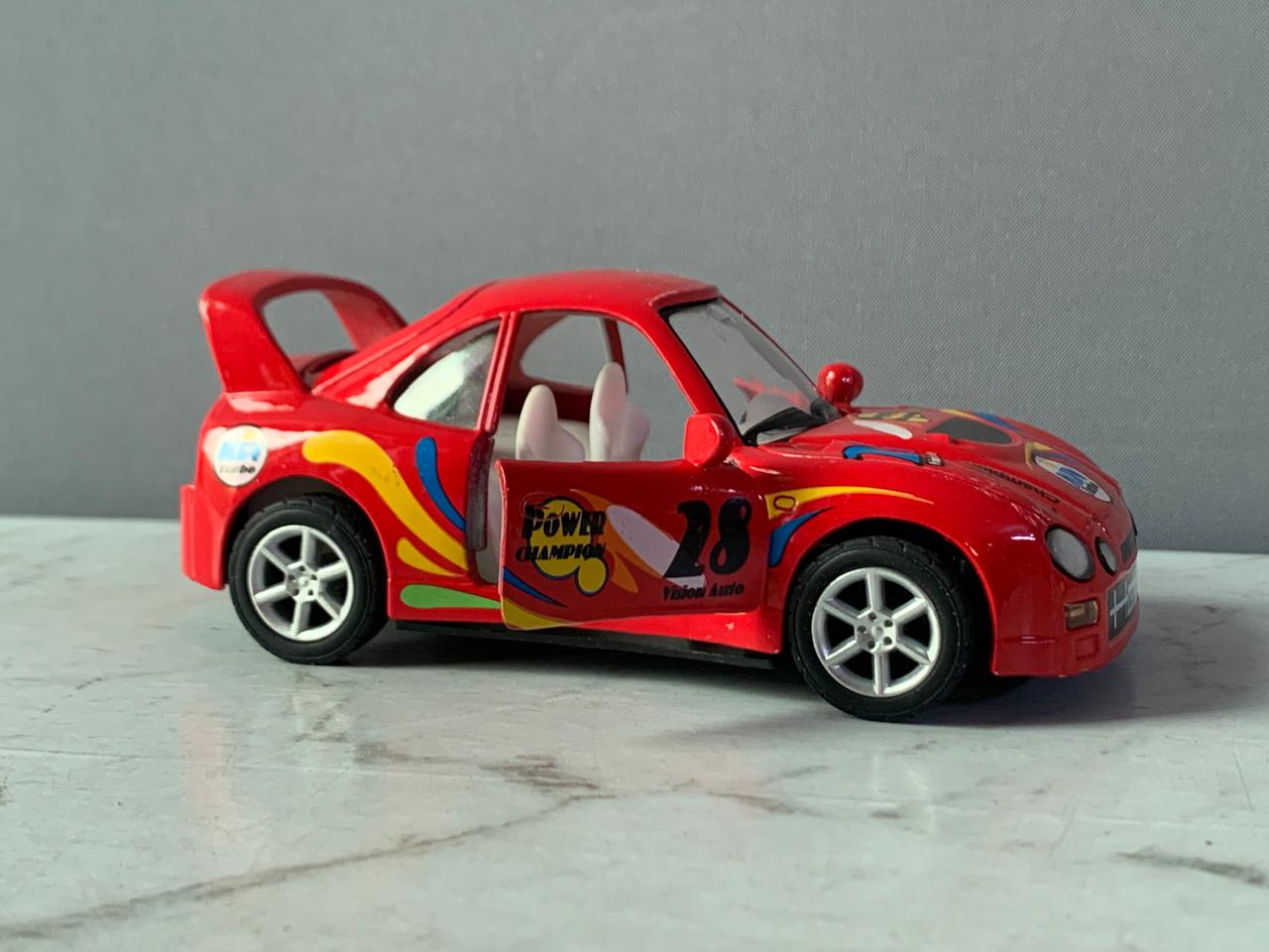 Kinsmart Turbo Racer Die-Cast Metal Car.