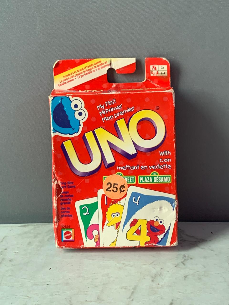 Sesame Street My First UNO King-Size Card Game.
