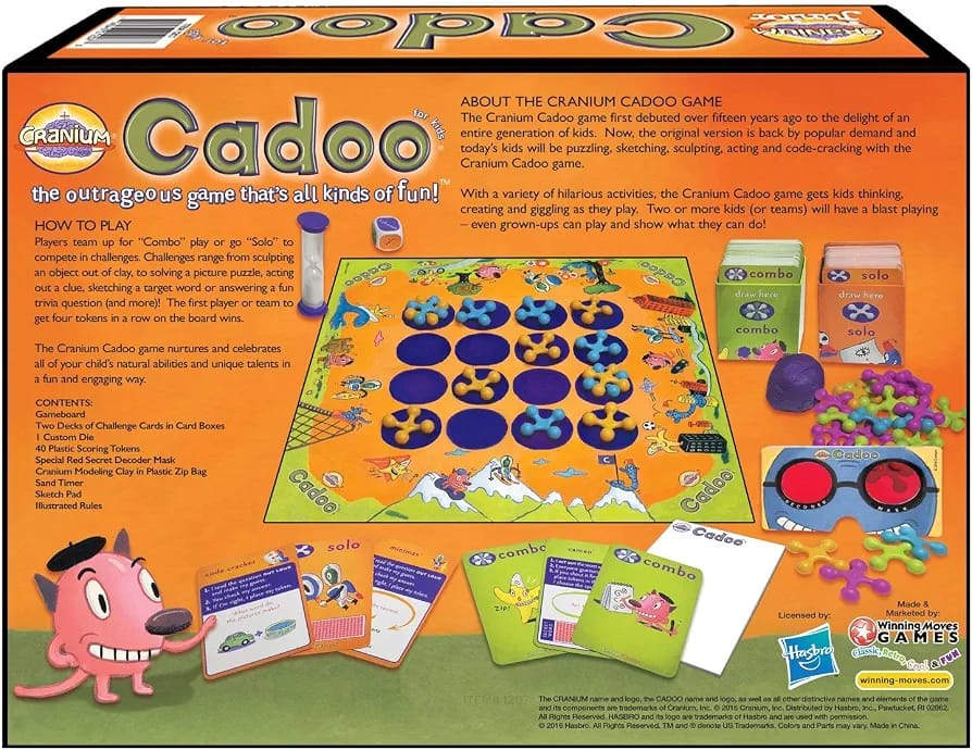 Winning Moves Cranium Cadoo Board Game.