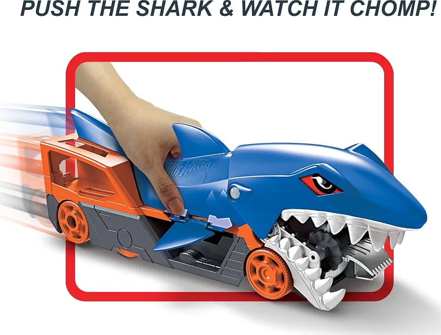 Hot Wheels Shark Chomp Transporter.