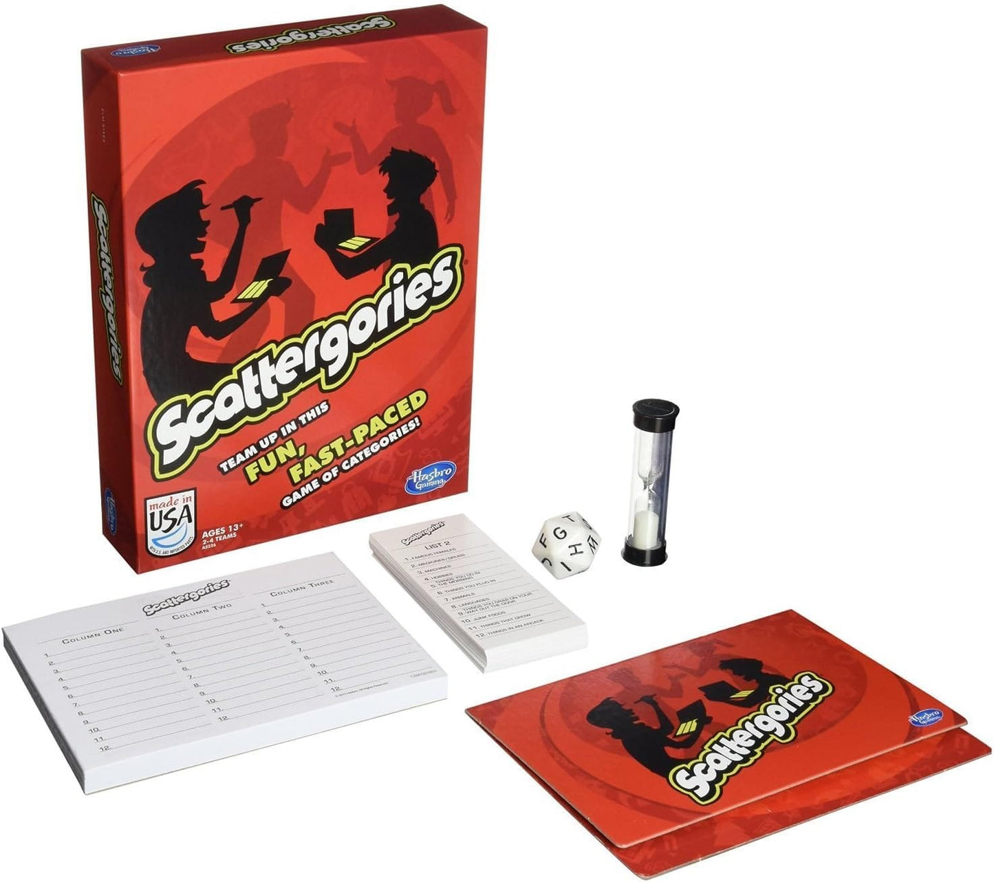 Scattergories Game of Categories.