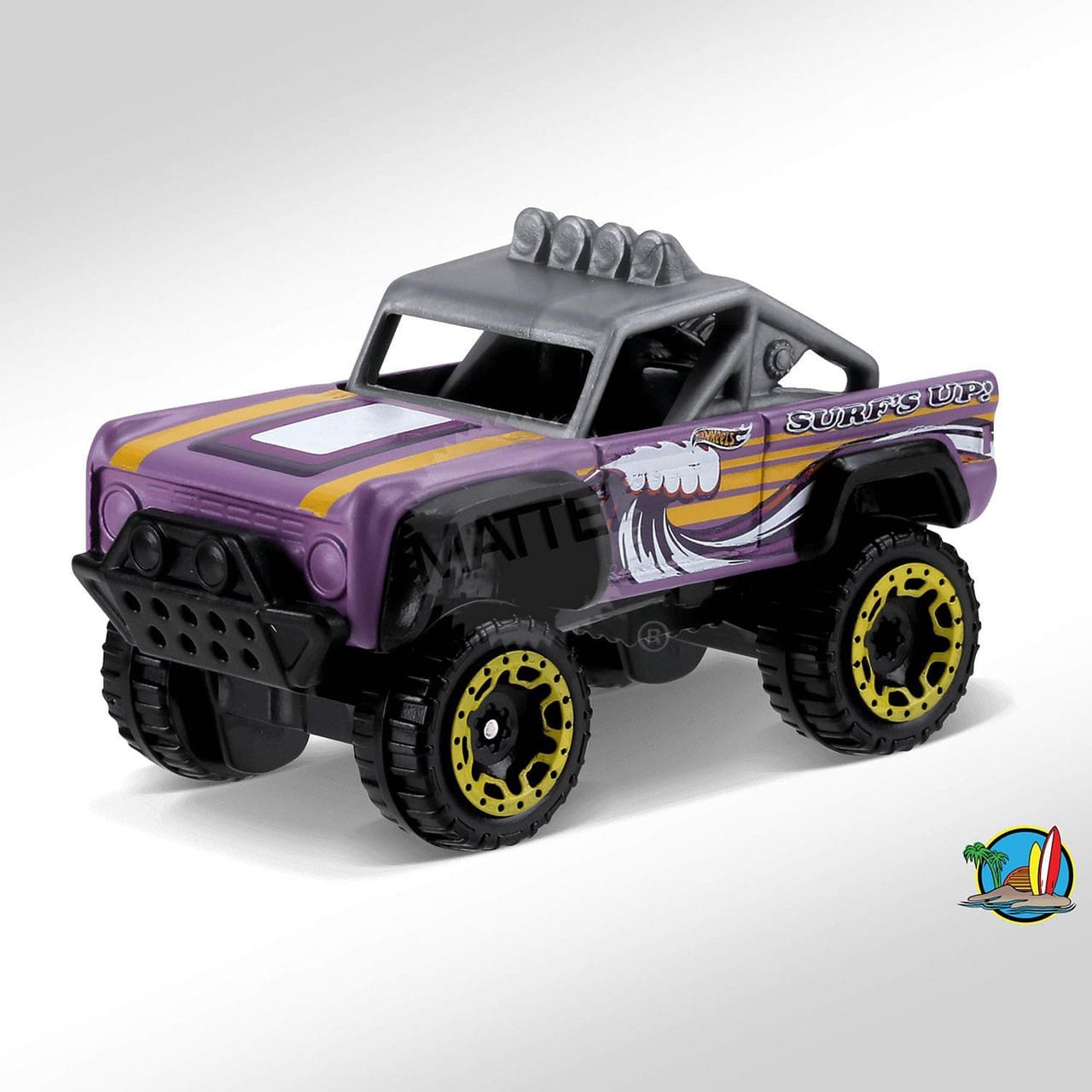 Hot Wheels Surf's UP Series, Purple Custom Ford Bronco.