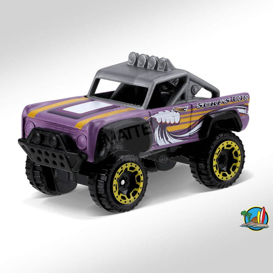 Hot Wheels Surf's UP Series, Purple Custom Ford Bronco.