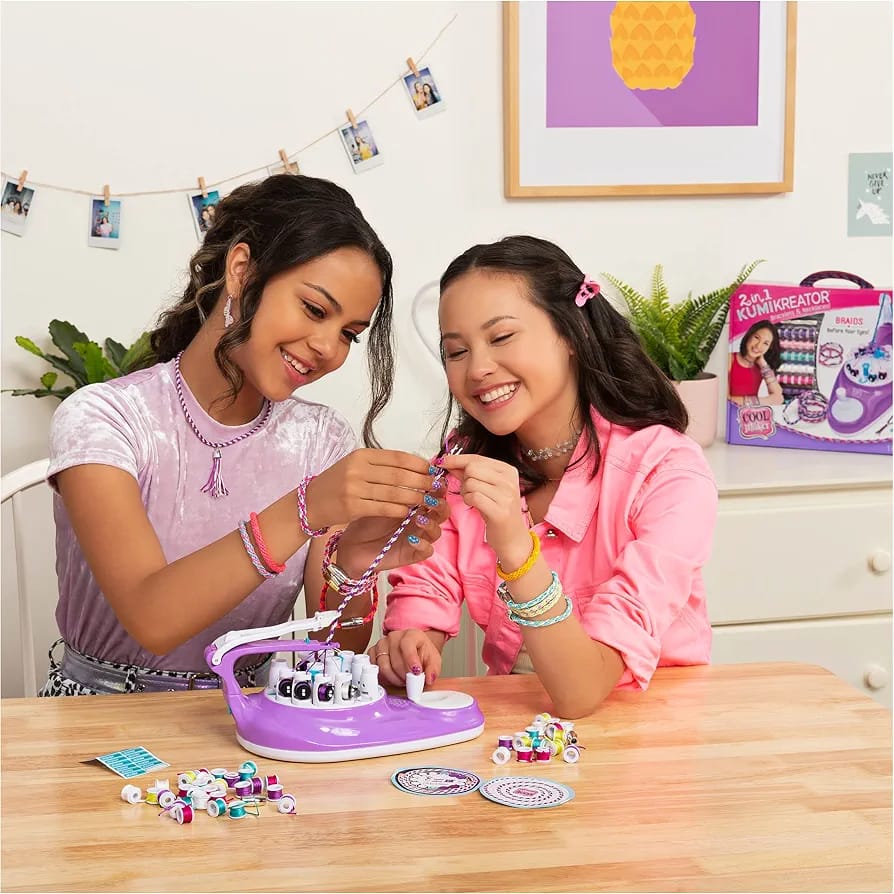 Cool Maker, 2-in-1 KumiKreator, Necklace and Friendship Bracelet Maker Activity Kit. (Rs 300 advance)