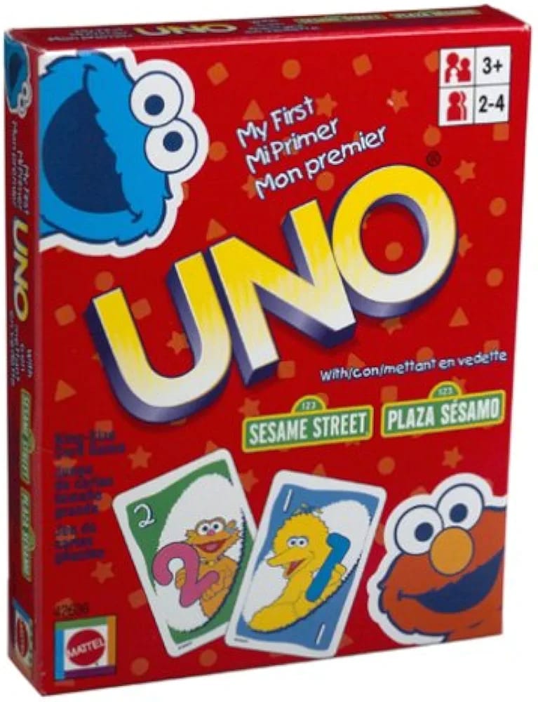 Sesame Street My First UNO King-Size Card Game.
