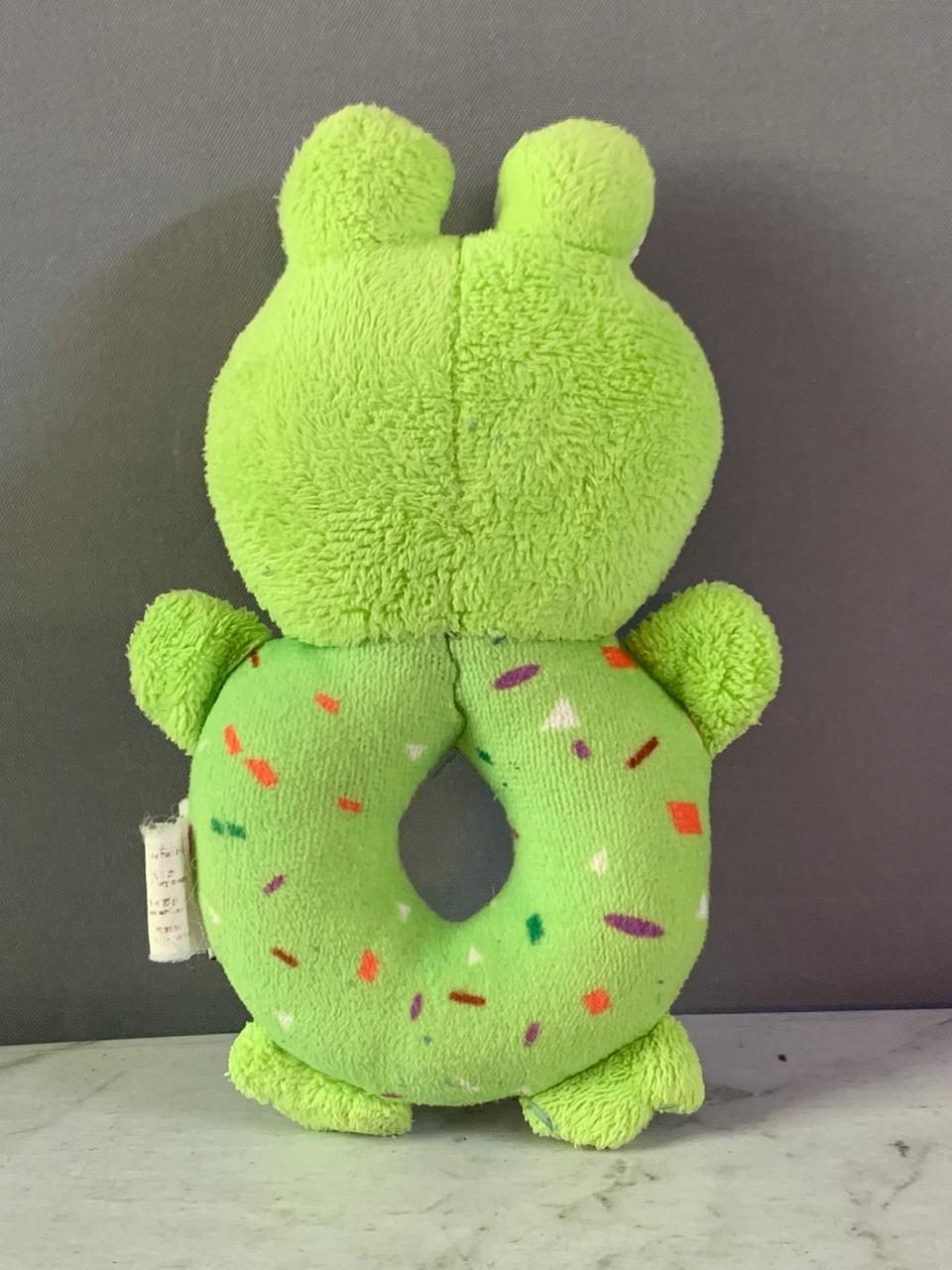 Frog Donut Plush Toy.