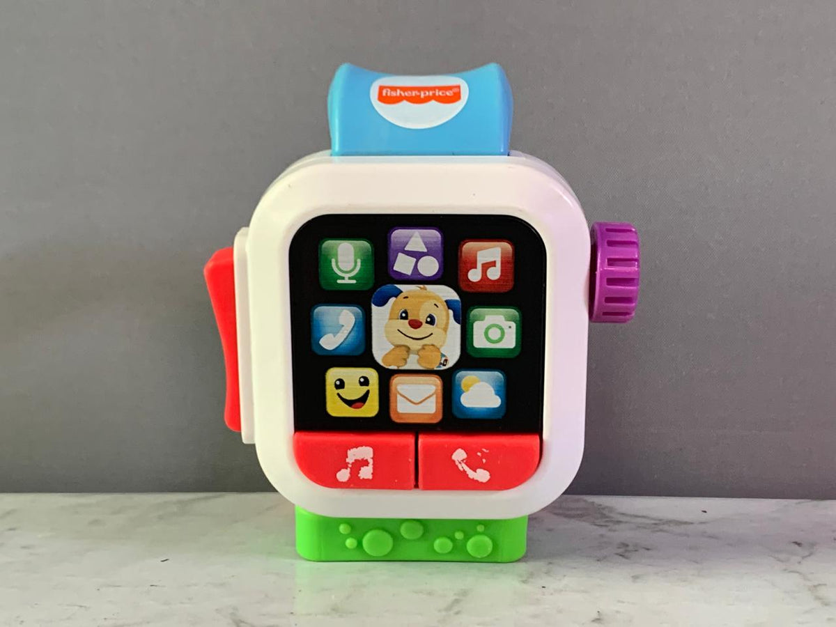 Fisher-Price Laugh & Learn Time to Learn Smartwatch.(new batteries required)(Rs 250 advance)