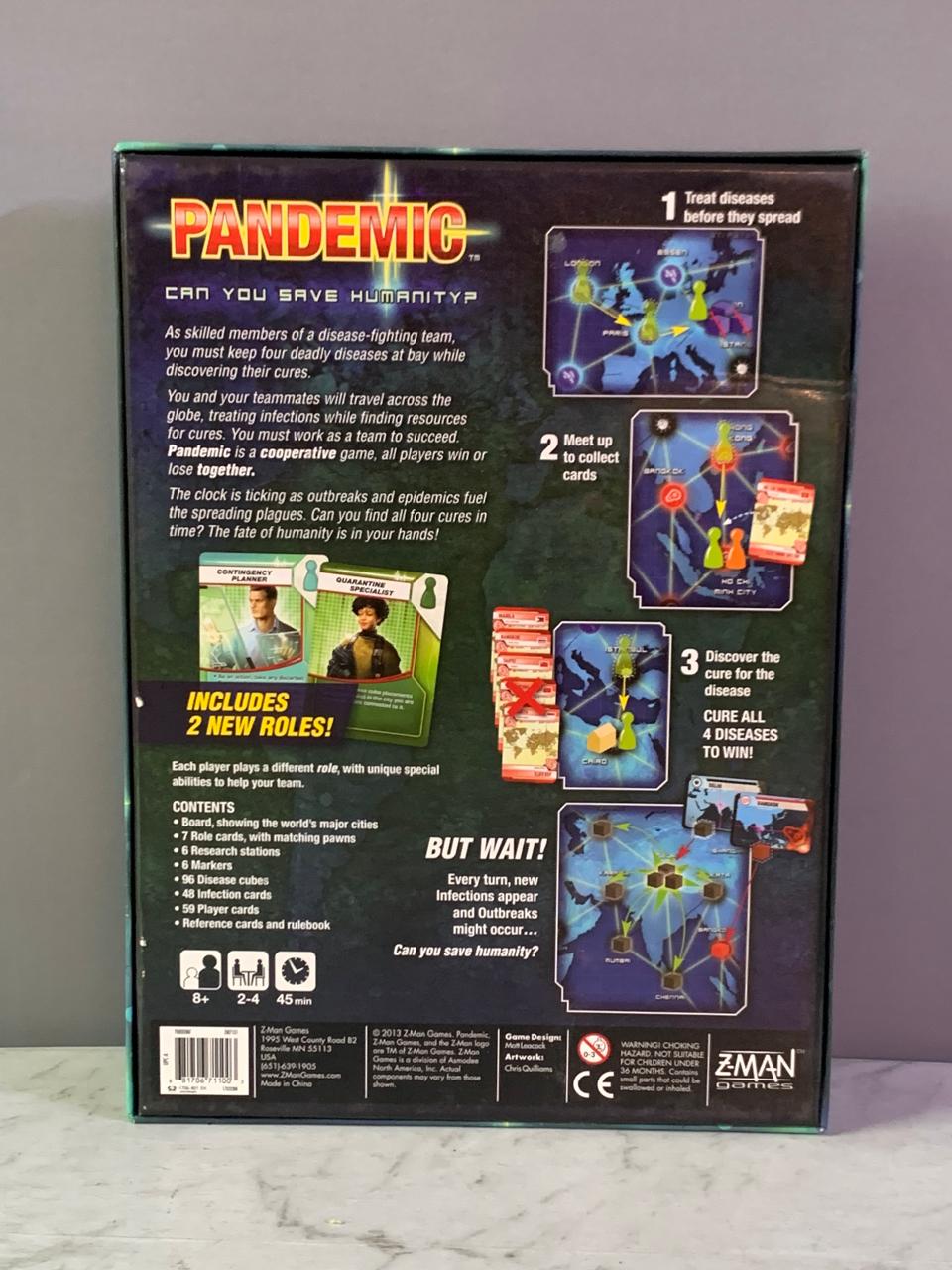 Pandemic Board Game.