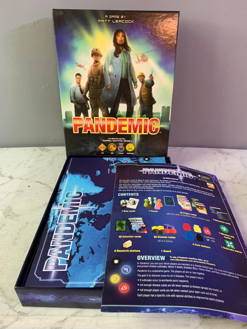 Pandemic Board Game.