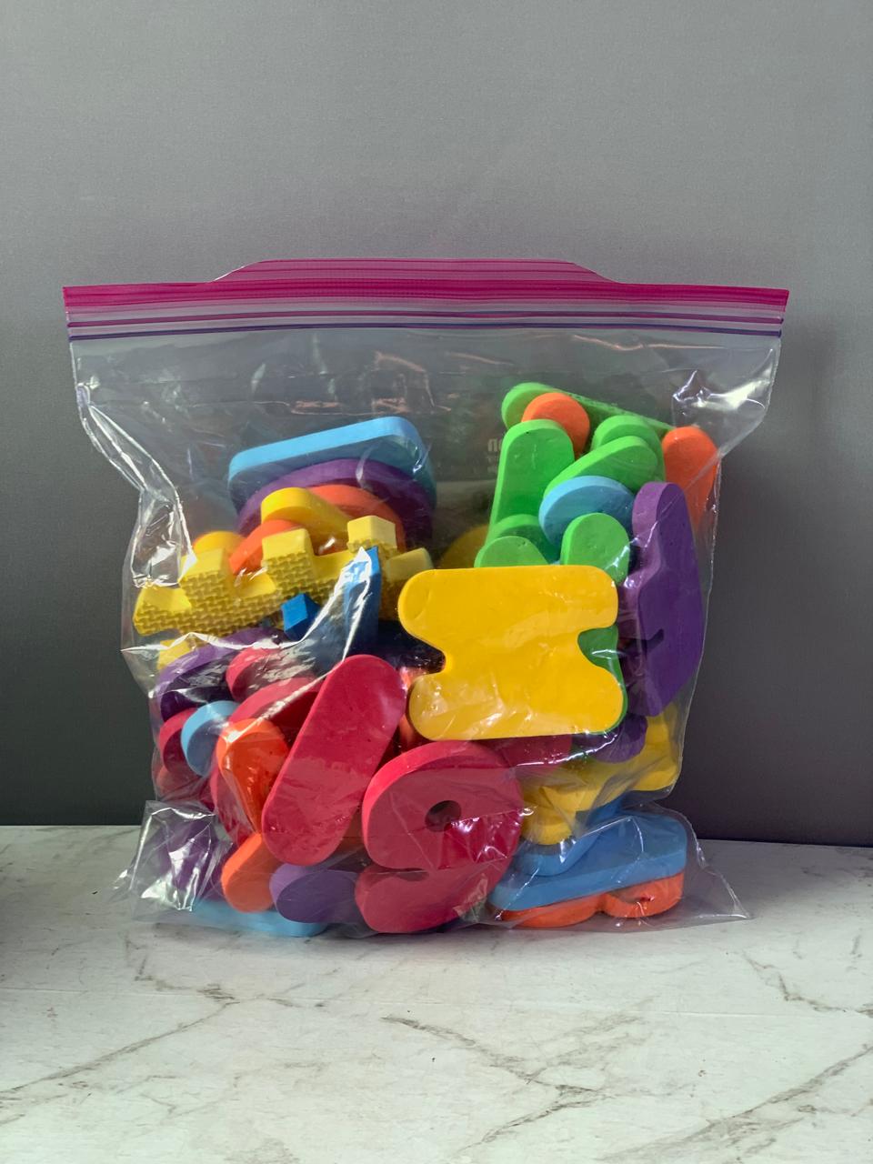Sassy Foam Bath Letters.