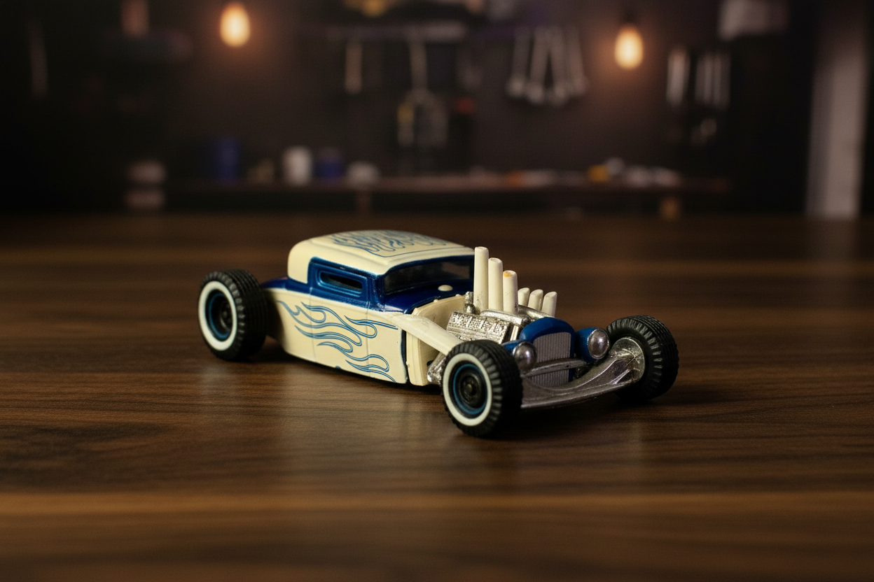 Hot Wheels Bone Shaker, HW Track Champs Vehicle.