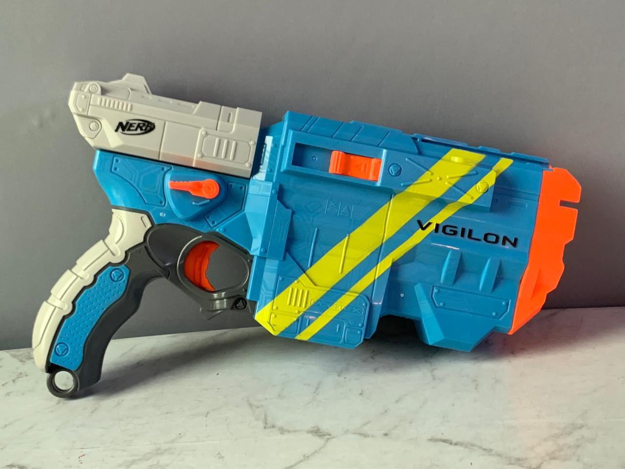 NERF Vortex VTX Vigilon. (Without blasters) (Rs 300 advance)