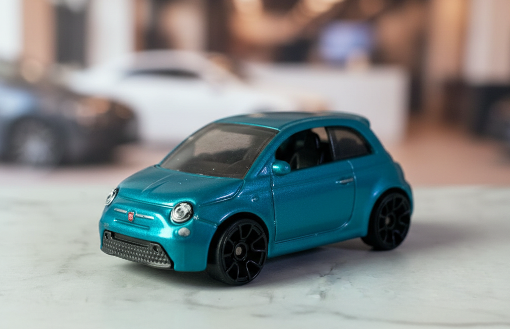 Hot Wheels Fiat 500e Vehicle.