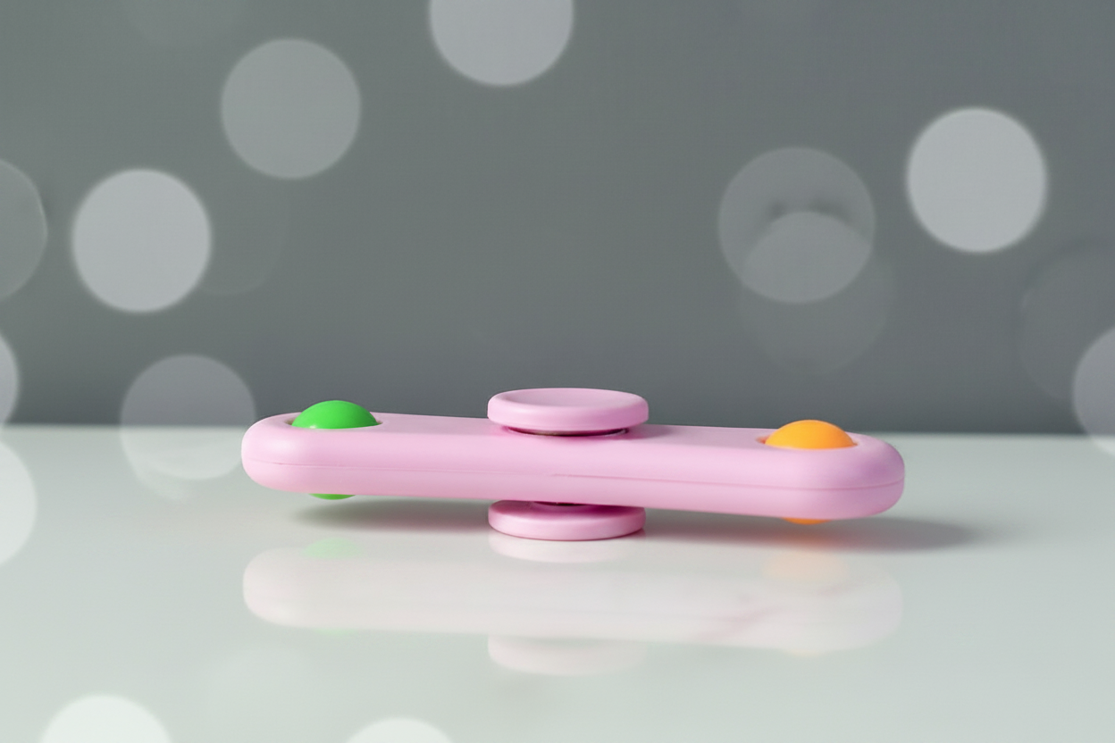Fidget Spinner Push Bubble Toy.