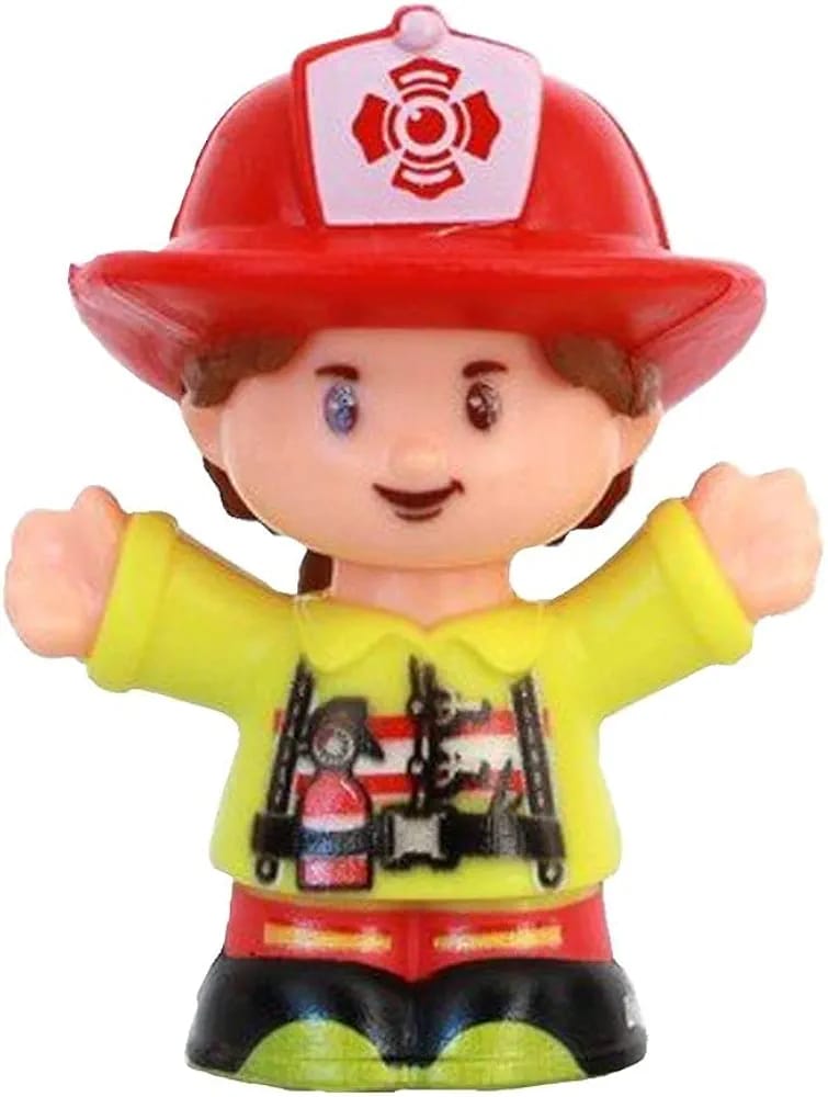 Fisher-Price Little People Firefighter Figure.