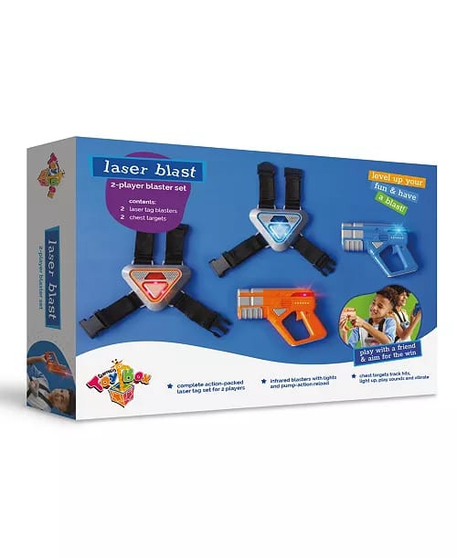 Geoffrey's Toy Box Laser Blast 2-Player Blaster Set (batteries covers missing) (Rs 350 advance)