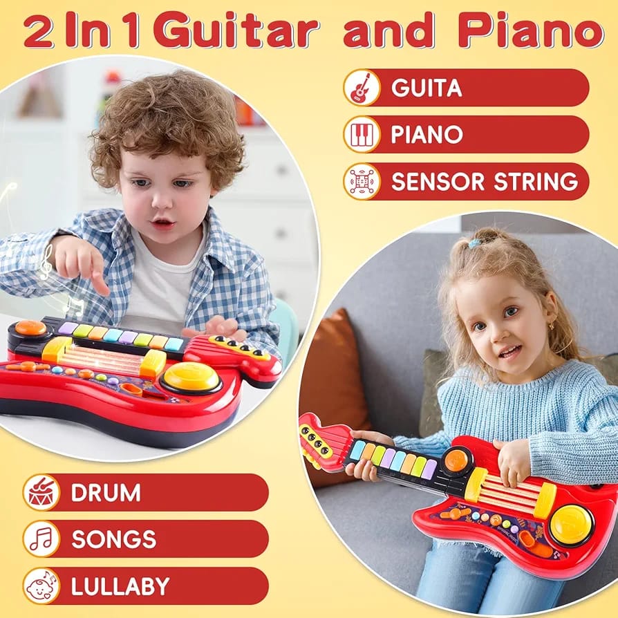wewoe Kids 2 in 1 Guitar & Piano.