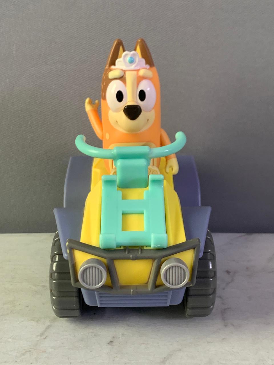Bluey Bjngo Quad Bike Toy.