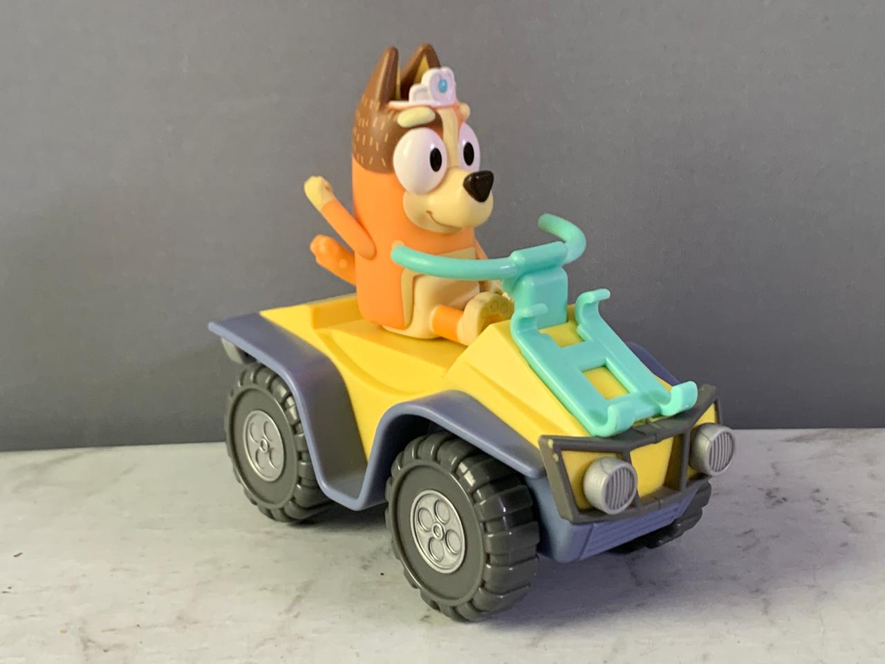 Bluey Bjngo Quad Bike Toy.