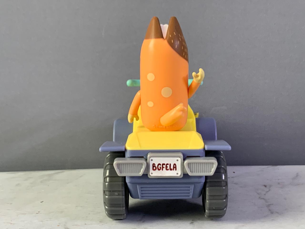 Bluey Bjngo Quad Bike Toy.
