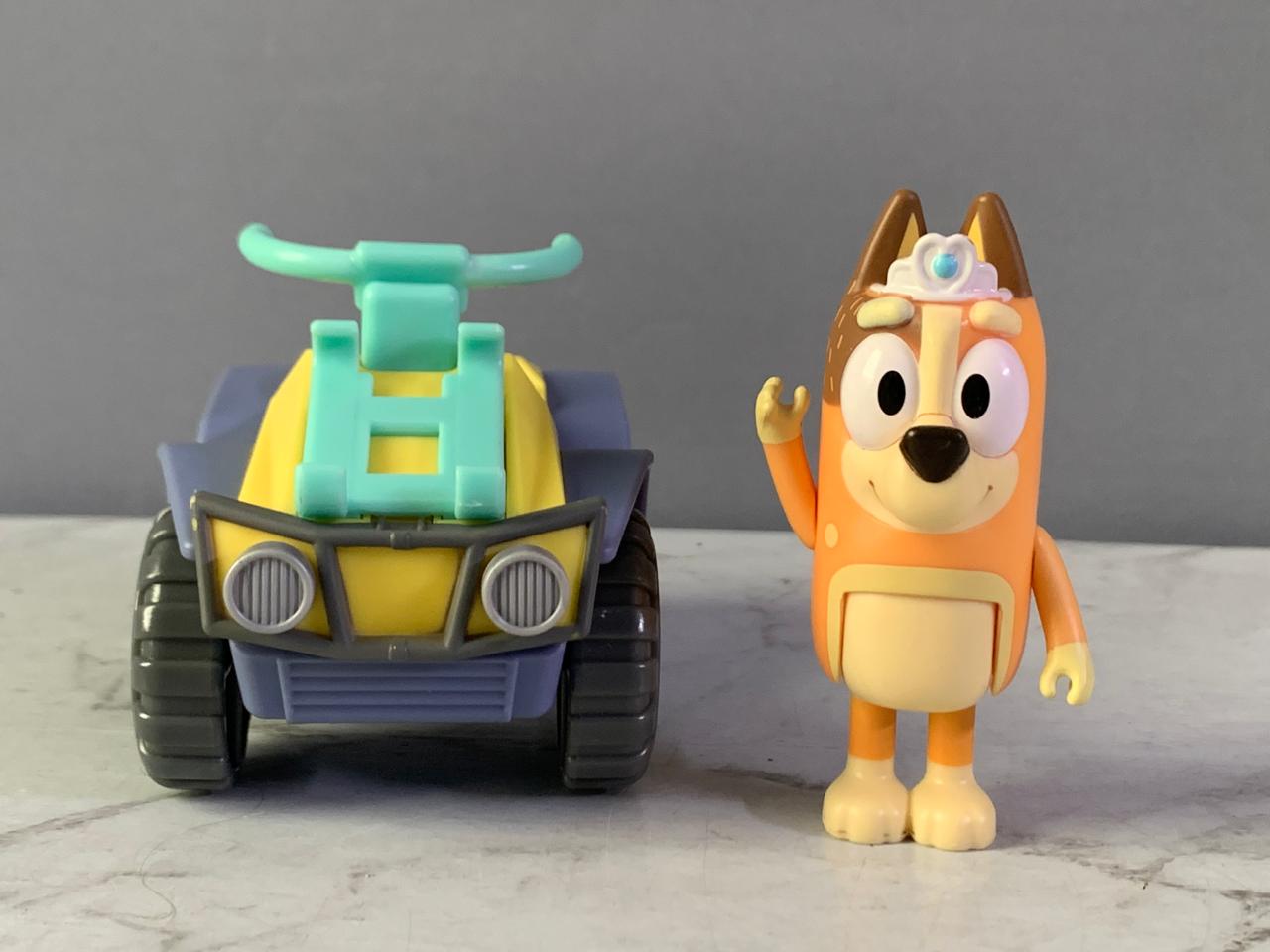 Bluey Bjngo Quad Bike Toy.