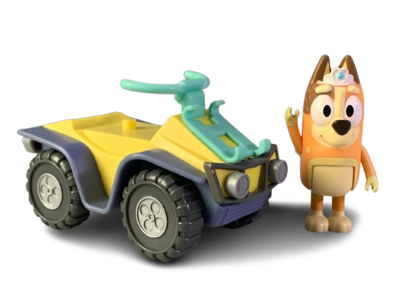 Bluey Bjngo Quad Bike Toy.
