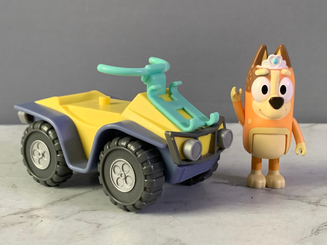 Bluey Bjngo Quad Bike Toy.